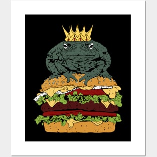 King of burgers Posters and Art